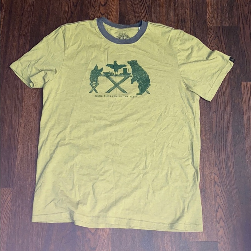 PrAna green shirt men size M